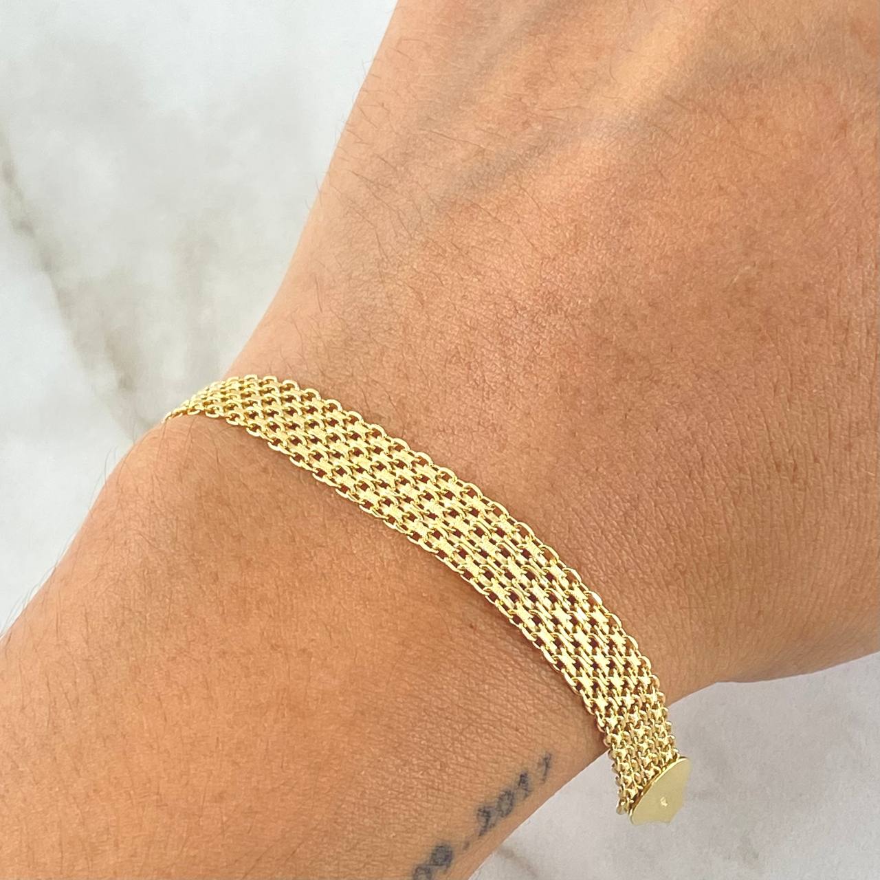 Pulso Chino 8.9gr / 20.5cm / +0 Oro 18K -
