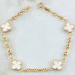 Bracelet GC Clover 3.9gr / 7.1in / 18K Gold -