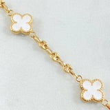 Bracelet GC Clover 3.9gr / 7.1in / 18K Gold -