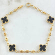 Bracelet GC Clover 4.15gr / 7.1in / 18K Gold -
