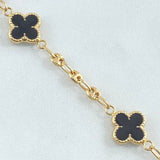 Bracelet GC Clover 4.15gr / 7.1in / 18K Gold -