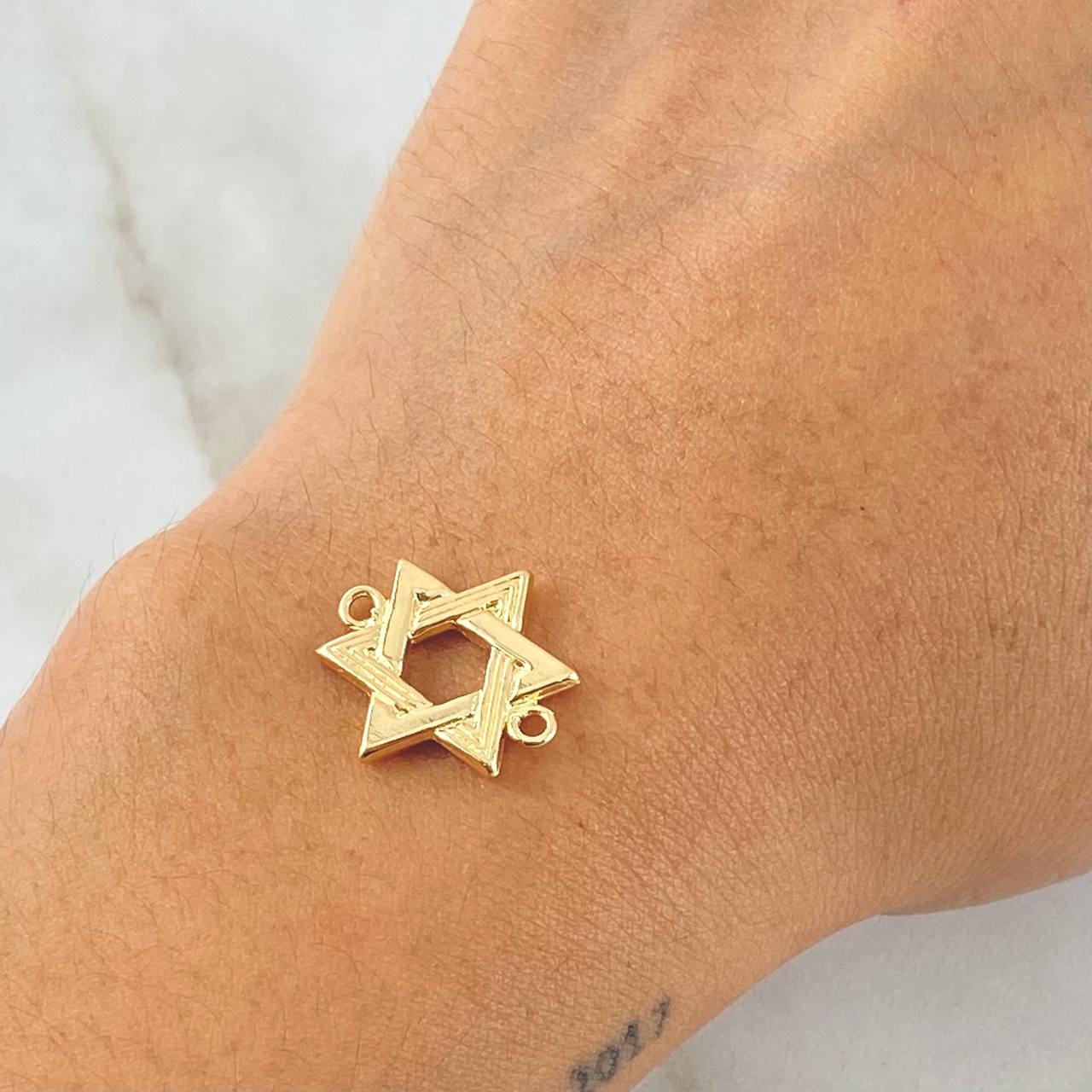 Charm Star of David 1gr / 1.7cm / 18K Gold ©