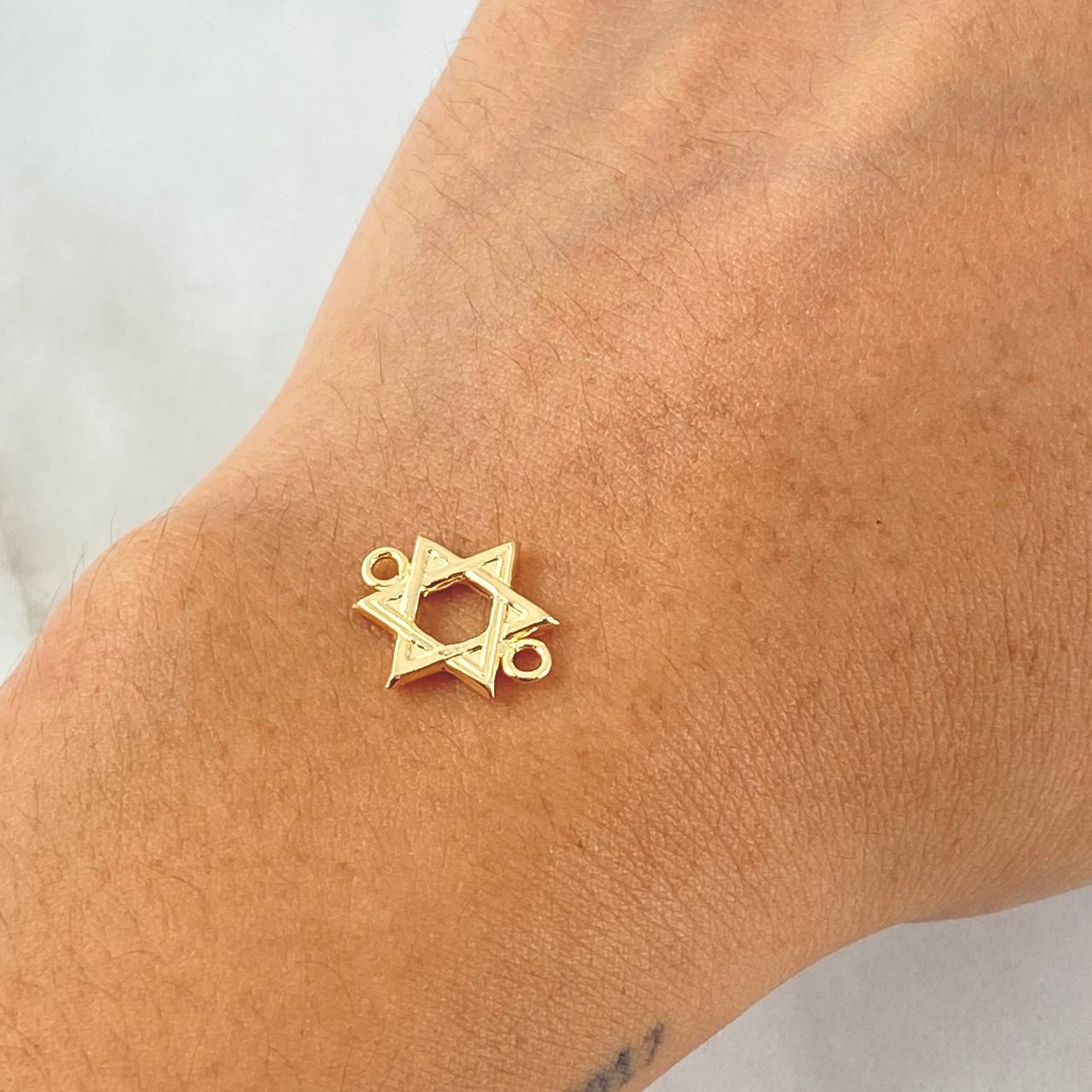 Charm Star of David 0.6gr / 1.5cm / 18K Gold ©
