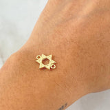 Charm Star of David 0.6gr / 1.5cm / 18K Gold ©