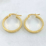 Hoop Earrings 1.45gr / 2.2cm / 18K Gold *