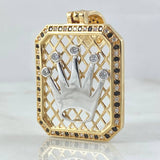 Pendant Crown Plate 10gr / 4.6cm / 18K Gold ©