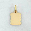 Pendant Scroll Plate 0.8gr / 2.3cm (0.9in) / 18K Gold ©