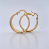 Hoop Earrings Nati 4.55gr / 2.8cm / 18K Yellow Gold $
