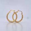 Hoop Earrings Sandra 2.25gr / 2.5cm / 18K Yellow Gold $