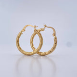 Hoop Earrings Sandra 2.25gr / 2.5cm / 18K Yellow Gold $