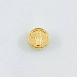 Herraje Virgen Milagrosa 0.5gr / 1/2 in / Oro Amarillo 18K !