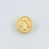 Herraje San Benito 0.7gr / 1/2 in / Oro Amarillo 18K