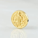 Herraje San Benito 0.75gr / 1/2 in / Oro Amarillo 18K