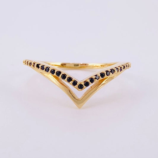 V Ring 2.35g / T7 1/4 18K Yellow Gold