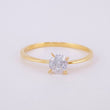 Solitaire Ring 1.15g / T6 3/4 Yellow Gold 18K