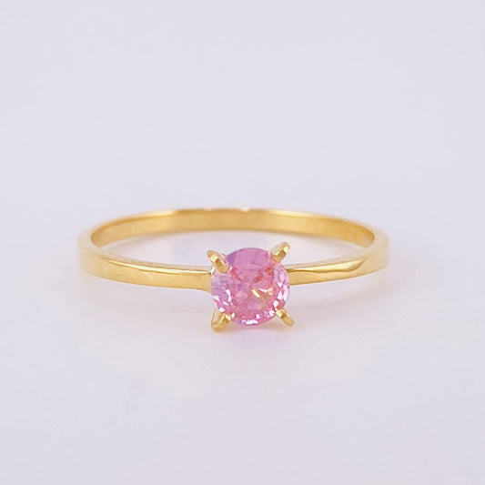 Solitaire Ring 1.15g / T5 1/4 18K Yellow Gold
