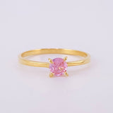 Anillo Solitario 1.15g / T5 1/4 Oro Amarillo 18K