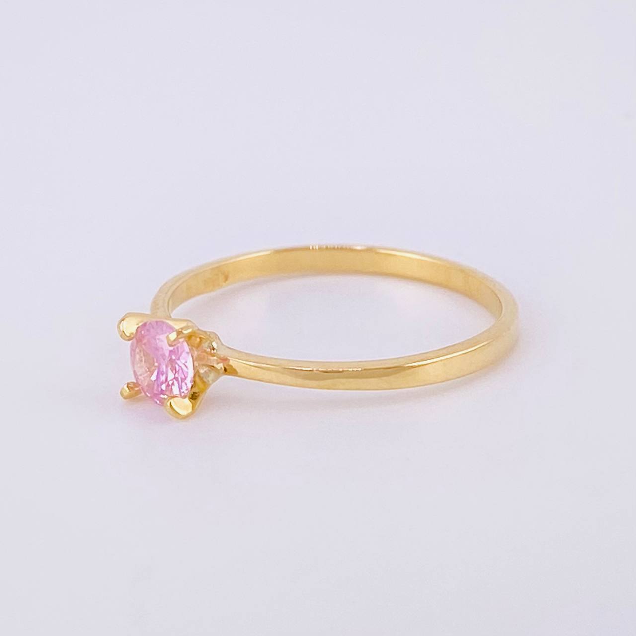 Anillo Solitario 1.15g / T5 1/4 Oro Amarillo 18K