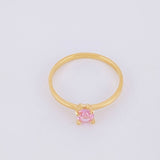 Anillo Solitario 1.15g / T5 1/4 Oro Amarillo 18K