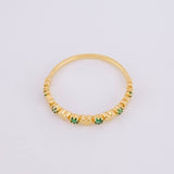 Interspersed Hearts Ring 1.2g / T6 1/4 Yellow Gold 18K
