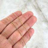 Flat Snake Chain 1.35gr / 45cm / 0.7mm Yellow Gold +3 18K (Offer)