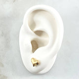 Topos Corazones 0.8gr / 7mm Lisos Oro Amarillo 18K