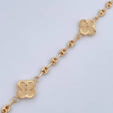 Clover Bracelet Gc 5.3gr / 7 1/2 in / 18K Gold