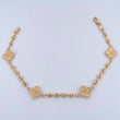 Clover Bracelet Gc 4.6gr / 7 3/4 in / 18K Gold