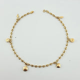 Tobillera GC Dijes 4.45gr / 10 3/4 in / 3.1mm Oro Amarillo 18K