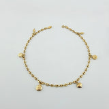 Tobillera GC Dijes 4.45gr / 10 3/4 in / 3.1mm Oro Amarillo 18K