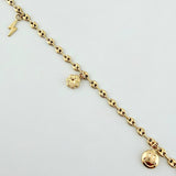 Tobillera GC Dijes 4.45gr / 10 3/4 in / 3.1mm Oro Amarillo 18K