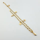 Tobillera GC Dijes 4.13gr / 9 3/4 in / 3.1mm Oro Amarillo 18K