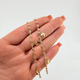 Tobillera GC Dijes 4.13gr / 9 3/4 in / 3.1mm Oro Amarillo 18K