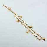 Tobillera GC Dijes 4.5gr / 10 1/4 in / 3.1mm Oro Amarillo 18K