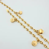 Tobillera GC Dijes 4.5gr / 10 1/4 in / 3.1mm Oro Amarillo 18K