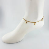 Tobillera GC Dijes 4.5gr / 10 1/4 in / 3.1mm Oro Amarillo 18K