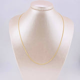 Cadena Franco 4.3gr / 19 3/4 in / 1mm Oro Amarillo +3 18K