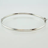 Pulso Aro Liso 3.25gr / 7 in / 3.1mm Oro Blanco +4 18K ©