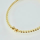 Pulso Aro Bolas 4.8gr / 7 in / 3mm Oro Amarillo +4 18K ©