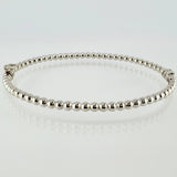 Pulso Aro Bolas 5.2gr / 7 in / 3mm Oro Blanco +4 18K ©