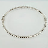 Pulso Aro Bolas 5.2gr / 7 in / 3mm Oro Blanco +4 18K ©