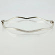 Pulso Aro Liso Ondulado 2.85gr / 7 in / 2mm Oro Blanco +4 18K ©