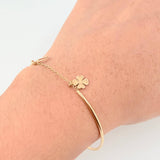 Pulso Charms 1.95gr / 4 3/4 in / 1.4mm Oro Amarillo +4 18K ©