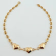 Pulso GC Trio Corazon 2.5gr / 7 1/4 in / 3.1mm Oro Amarillo 18K *
