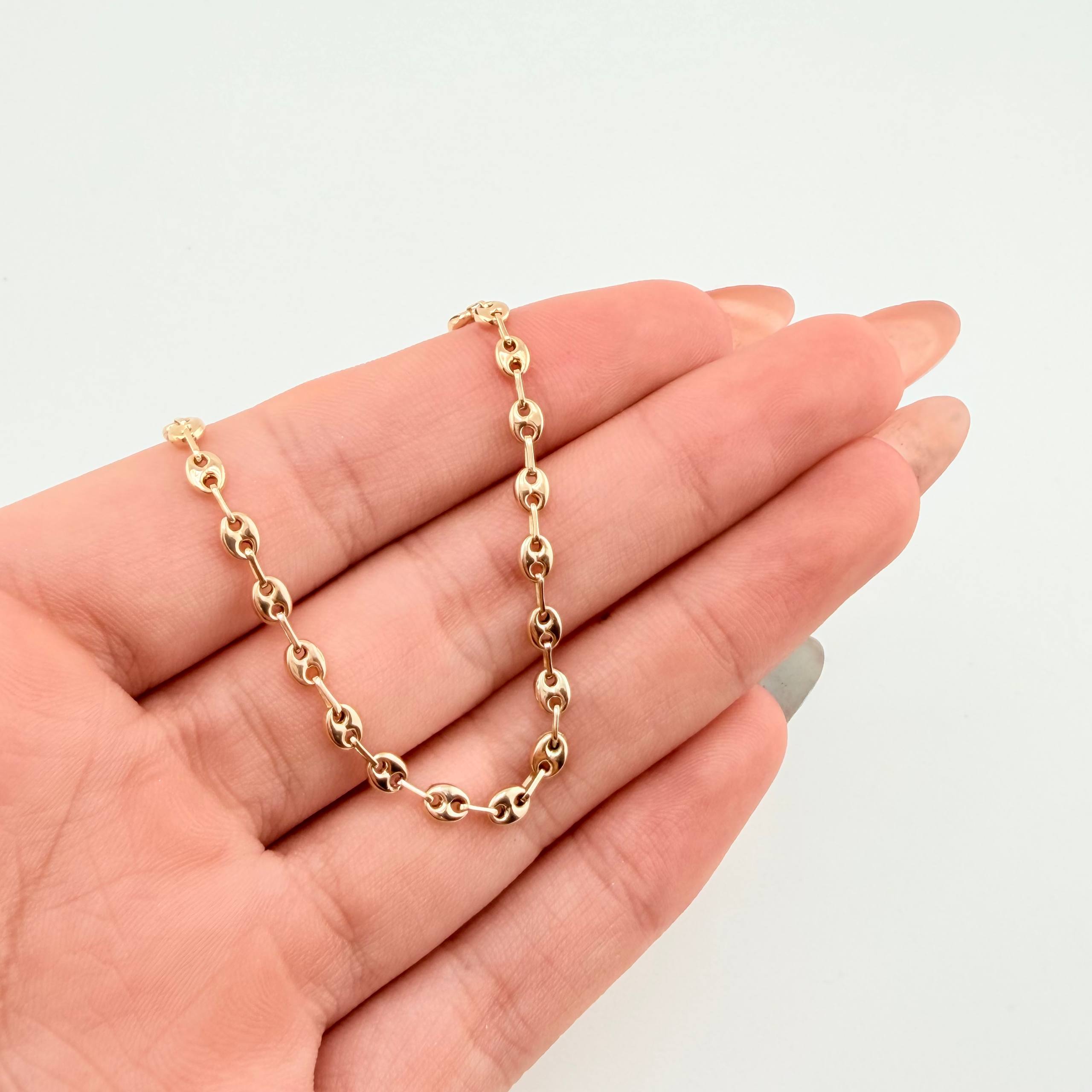 Pulso GC 2.15gr / 7 in / 4mm Oro Amarillo 18K ©