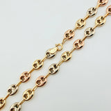 Pulso GC 2.45gr / 7 3/4 in / 4mm Tres Oros 18K *