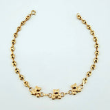 Pulso GC Trio Osos 2.3gr / 6 3/4 in / 3.1mm Oro Amarillo 18K ©