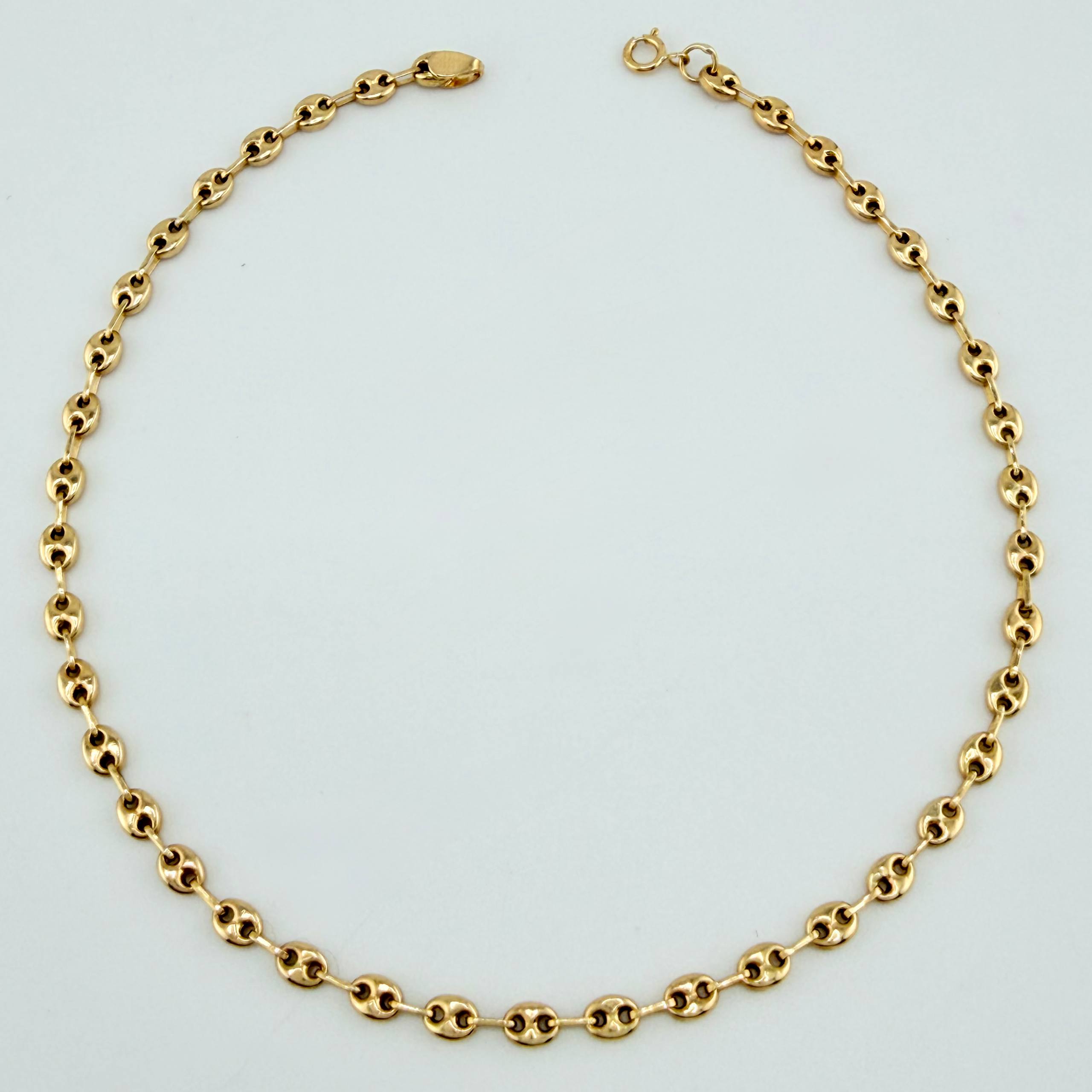 Tobillera GC 2.6gr / 9 1/2 in / 3.1mm Oro Amarillo 18K ©
