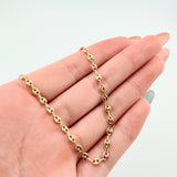 Tobillera GC 2.6gr / 9 1/2 in / 3.1mm Oro Amarillo 18K ©
