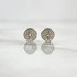 Stud Earrings Box 0.5gr / 2mm 18K White Gold ©